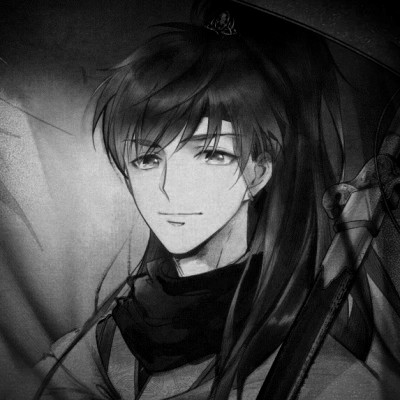 166张黑白古风优质动漫男生头像图片
