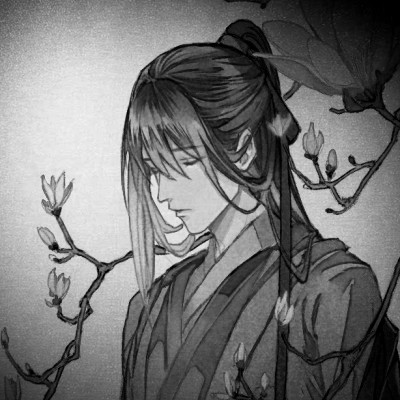 166张黑白古风优质动漫男生头像图片