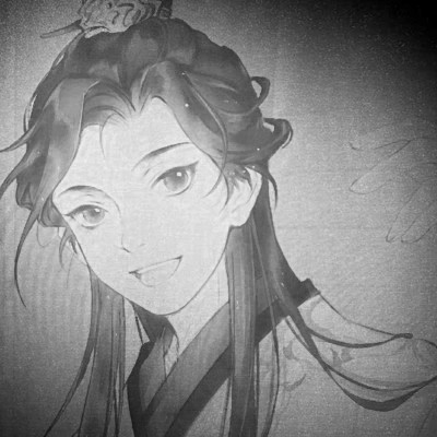 166张黑白古风优质动漫男生头像图片