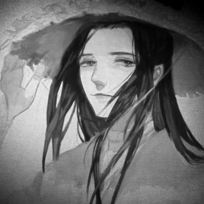 166张黑白古风优质动漫男生头像图片