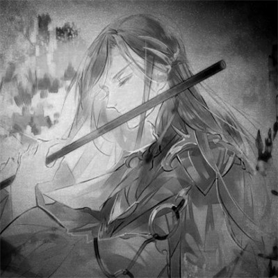 166张黑白古风优质动漫男生头像图片