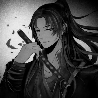 166张黑白古风优质动漫男生头像图片