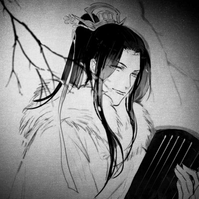 166张黑白古风优质动漫男生头像图片