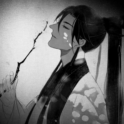 166张黑白古风优质动漫男生头像图片