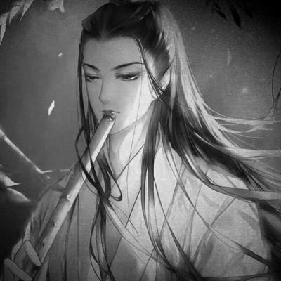 166张黑白古风优质动漫男生头像图片