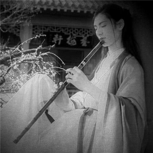黑白古风男生头像真人