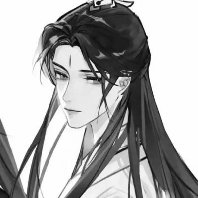 黑白好看的古风男头图片