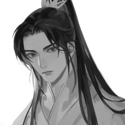 黑白好看的古风男头图片