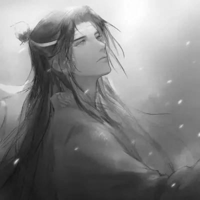 古风黑白男头动漫武侠