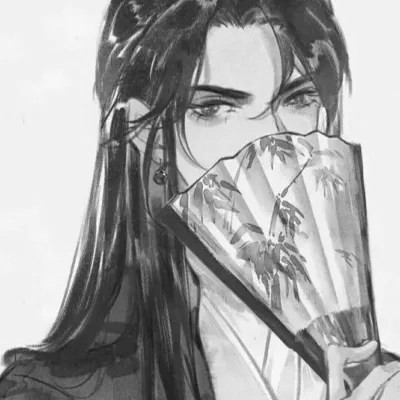 古风黑白男头动漫武侠