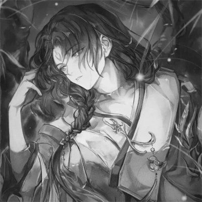 古风黑白男头动漫武侠