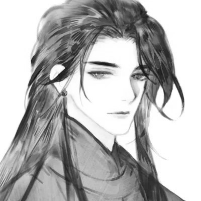古风黑白男头动漫武侠