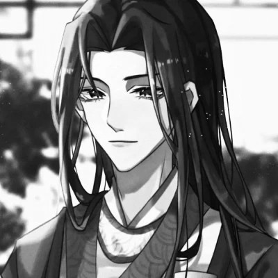 古风黑白男头动漫武侠