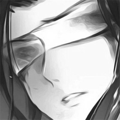 古风黑白男头动漫武侠