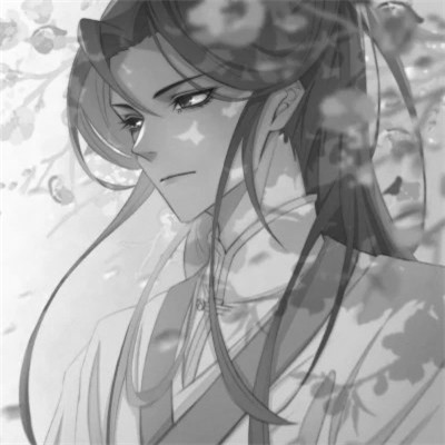古风黑白男头动漫武侠