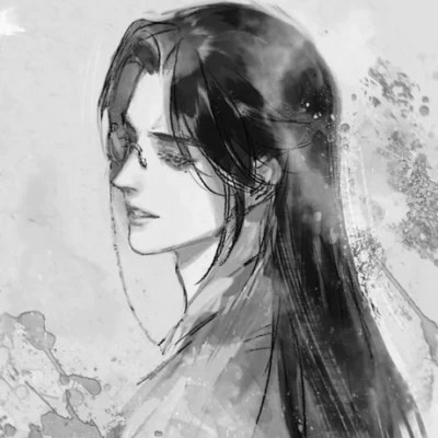 古风黑白男头动漫武侠