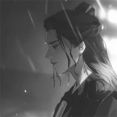 古风黑白男头动漫武侠