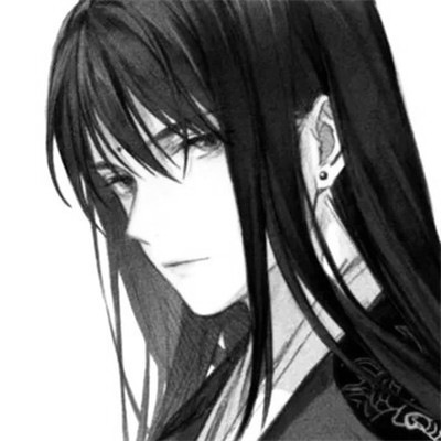 古风黑白男头动漫武侠