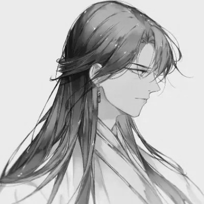 古风黑白男头动漫武侠
