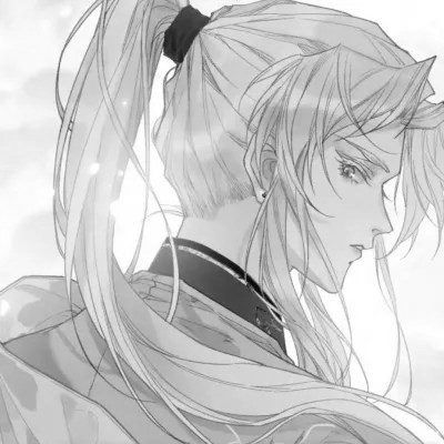 古风黑白男头动漫武侠