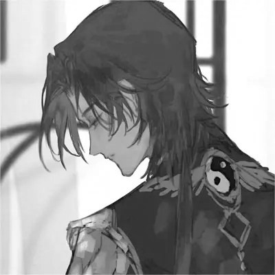 古风黑白男头动漫武侠