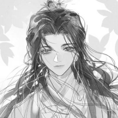 古风黑白男头动漫武侠