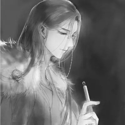 古风黑白男头动漫武侠