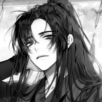 古风黑白男头动漫武侠