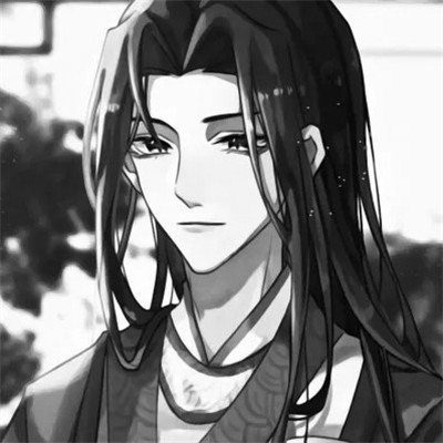 古风黑白男头动漫武侠