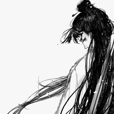 古风黑白男头动漫武侠