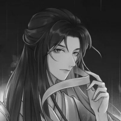 古风黑白男头动漫武侠