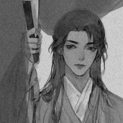 古风黑白男头动漫武侠