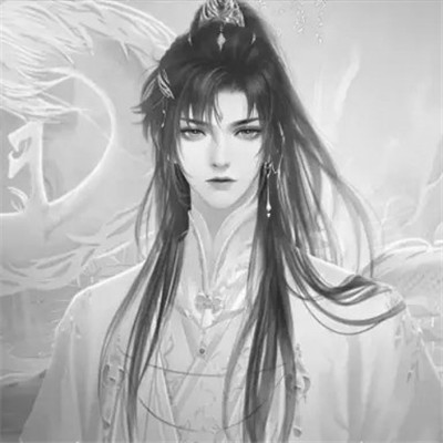 超帅的黑白古风男头