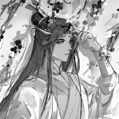 超帅的黑白古风男头