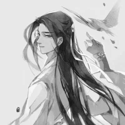 超帅的黑白古风男头