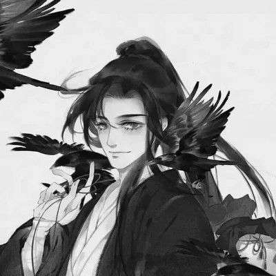 超帅的黑白古风男头