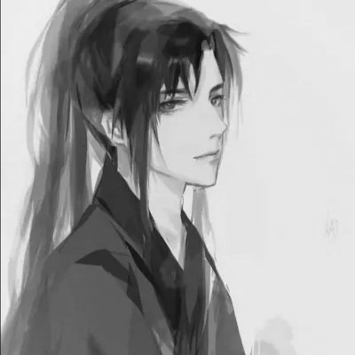 超帅的黑白古风男头