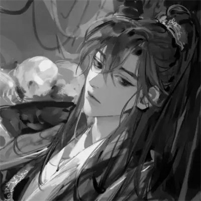 超帅的黑白古风男头