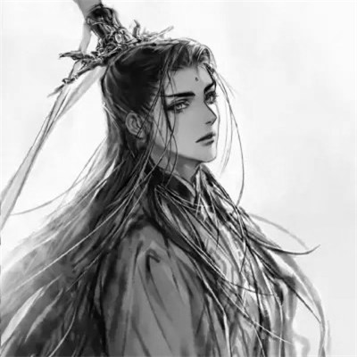 超帅的黑白古风男头