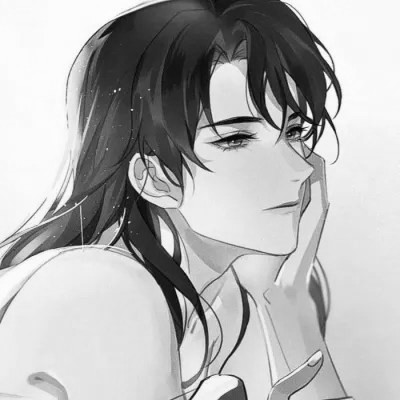 超帅的黑白古风男头