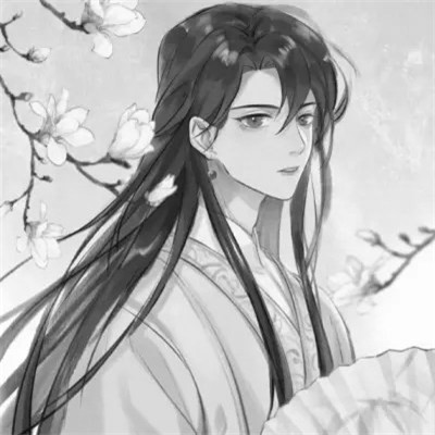 超帅的黑白古风男头