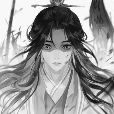 超帅的黑白古风男头