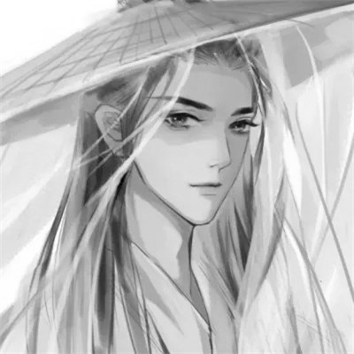 超帅的黑白古风男头