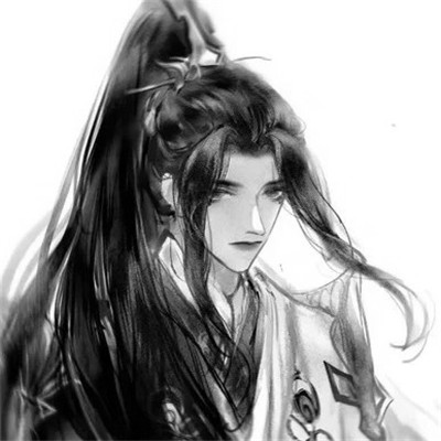 超帅的黑白古风男头