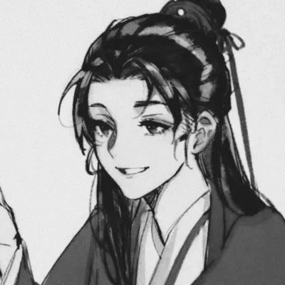 超帅的黑白古风男头