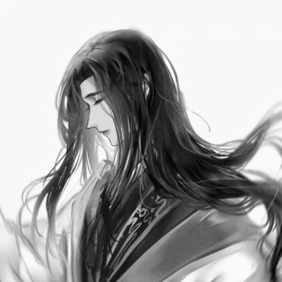 超帅的黑白古风男头
