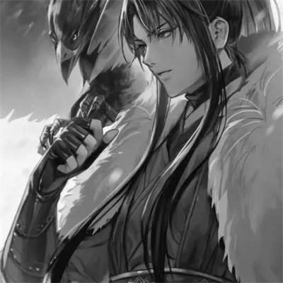 超帅的黑白古风男头