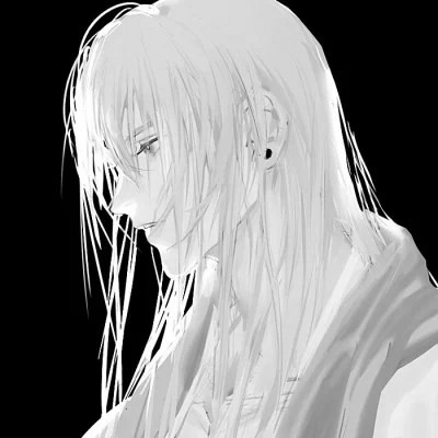 漫画男生头像古风黑白