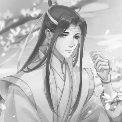 漫画男生头像古风黑白