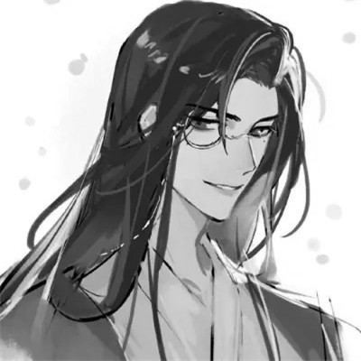 漫画男生头像古风黑白